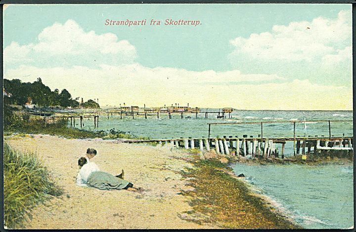 Skotterup, Strandparti. C. F. no. 522. 