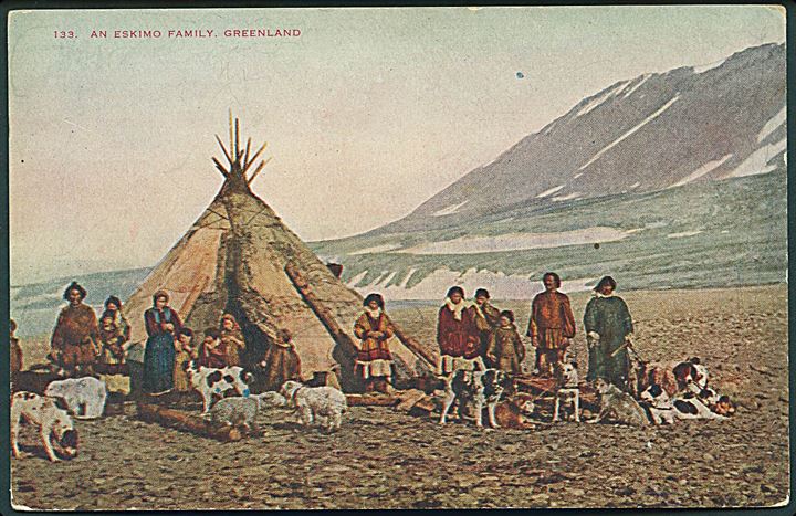 Eskimofamilie på Grønland. no. 133.