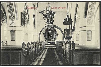 Interiøre i Middelfart Kirke. W.K.F. no. 5.