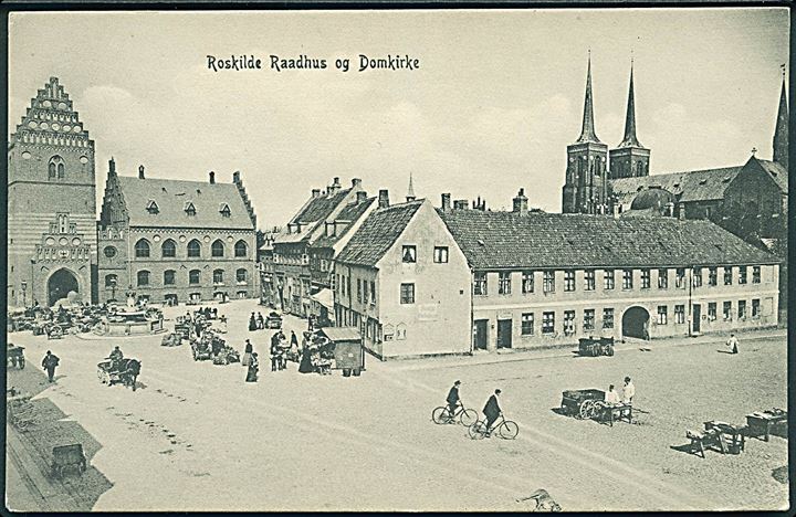 Roskilde Raadhus og Domkirke. Alex Vincents no. 199. 