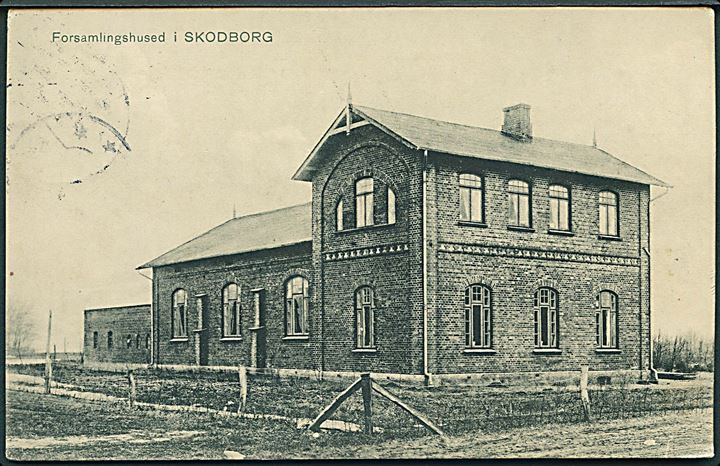 Skodborg, Forsamlingshuset . P. Hansen no. 68550. 