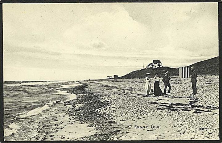 Strandparti fra Raageleje. A. Jensen no. 23714.