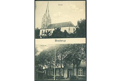 Sydschleswig. Braderup Kirche & Pastorat. Maximillan Reichelt no. 595. 