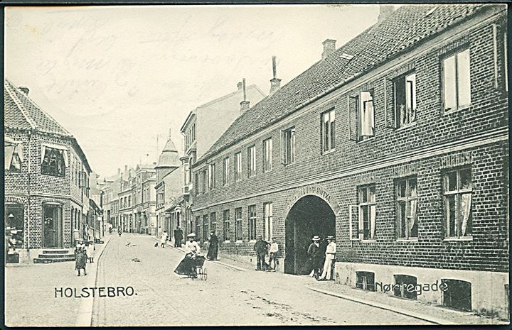 Holstebro, Nørregade. Stenders no. 8216. 