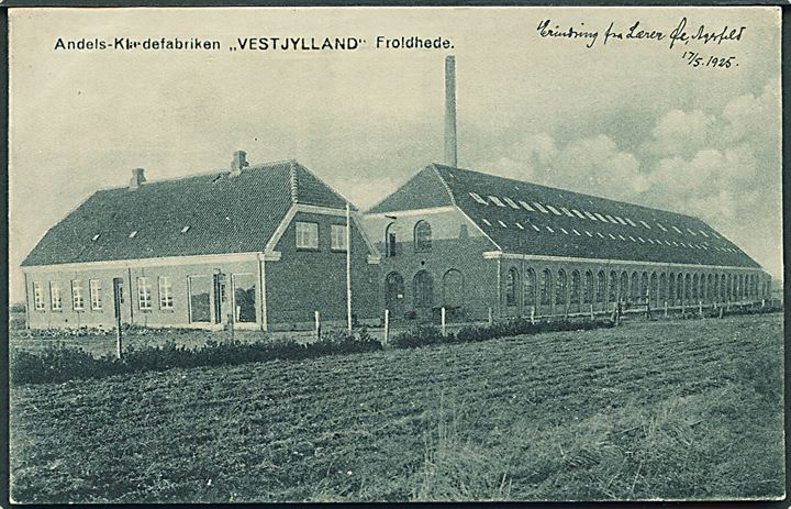 Troldhede med Andels - Klædefabrikken Vestjylland. N. Christ. Nielsen no. 21. 