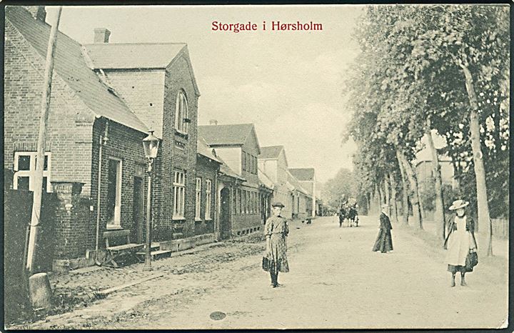 Storegade i Hørsholm. Ludvig Christensen no. 919. 