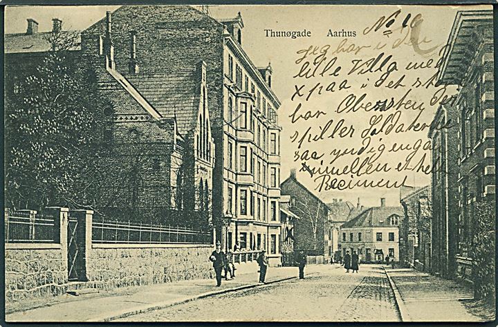 Aarhus med Thunøgade. Chr. Thogersen & Co. no. B. 6132 11. 