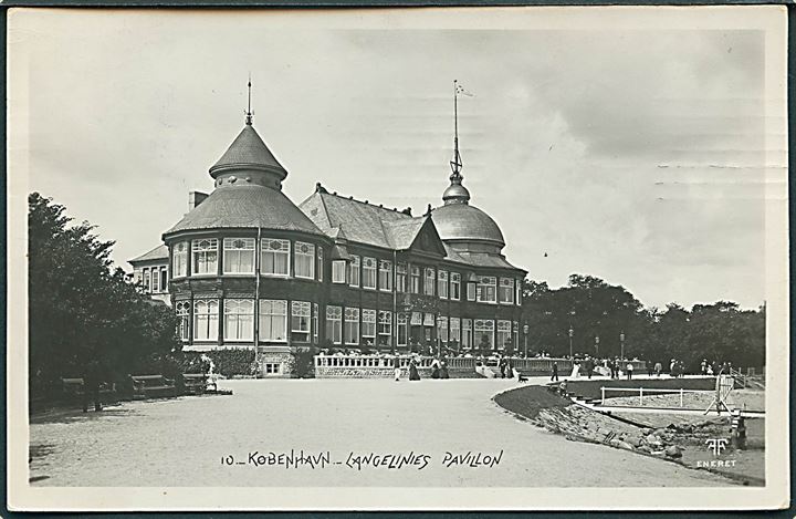 København. Langelinies Pavillon. Fotografisk Forlag no. 10. Fotokort. 
