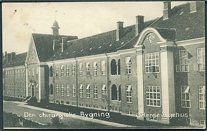 Odense sygehus, Den chirugiske Bygning. O. Sørensen no. 1666. 