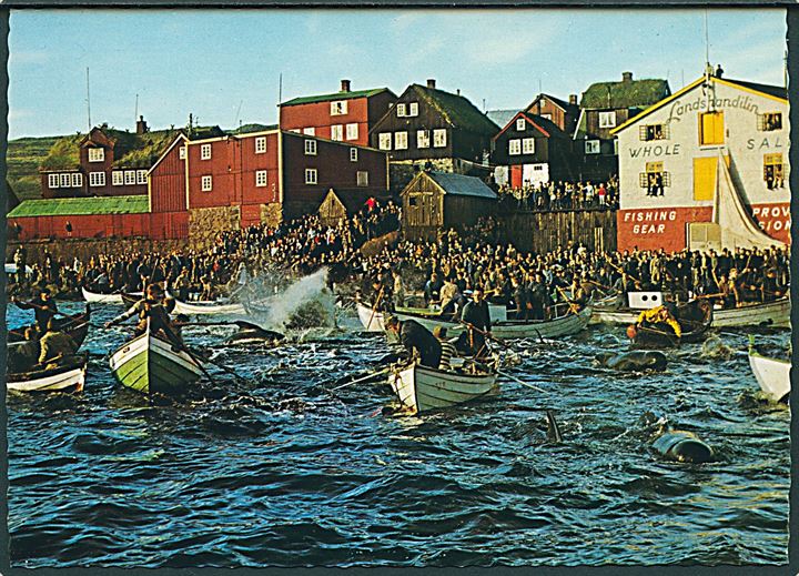 Thorshavn, grindedrab. Asmundur Poulsen u/no.