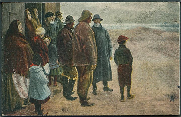 Michael Ancher: Alvorfulde Øjeblikke. Stenders no. 27733. 