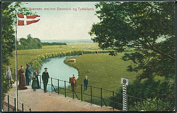 Grænsen mellem Danmark og Tyskland. P. R. Hansen no. 1320.