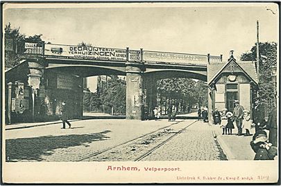 Holland, Arnhem, Velperpoort. No. 3102.