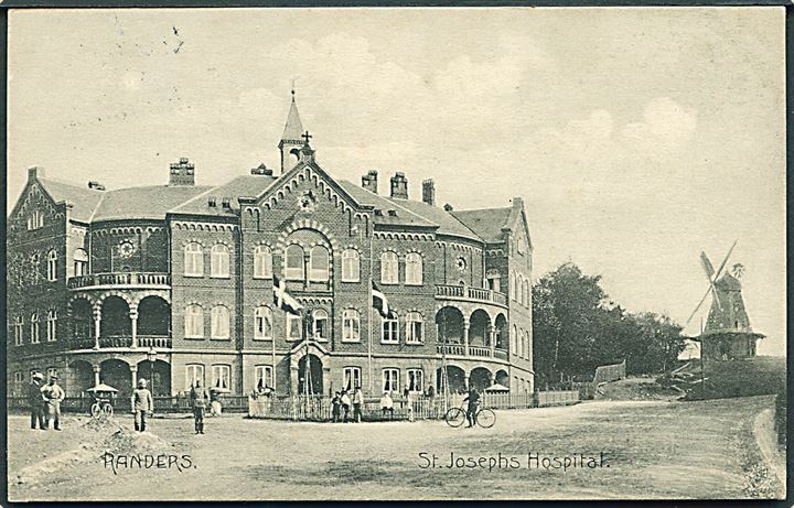 Randers, St. Josephs Hospital & Mølle. Stenders no. 14179. 