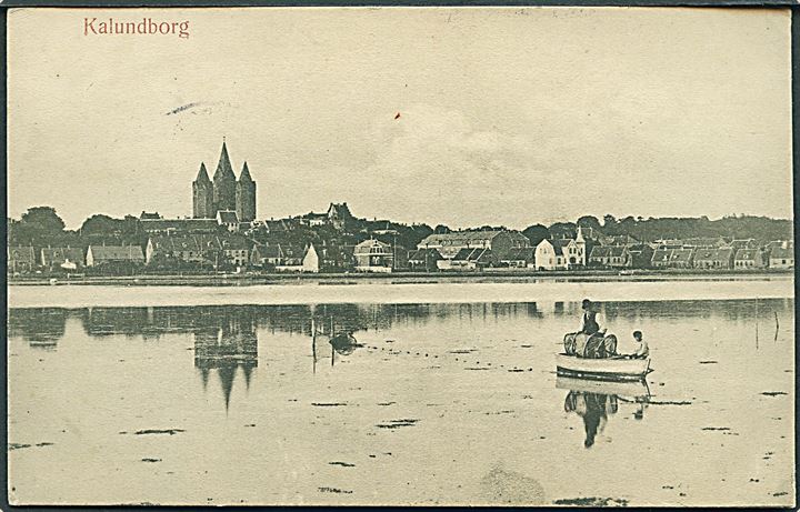 Kalundborg by set på afstand. W. & M. no. 926. 