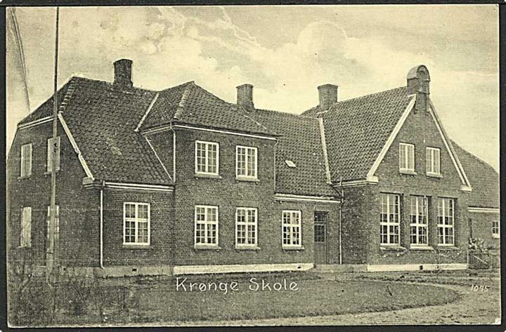 Krønge Skole. No. 1075.