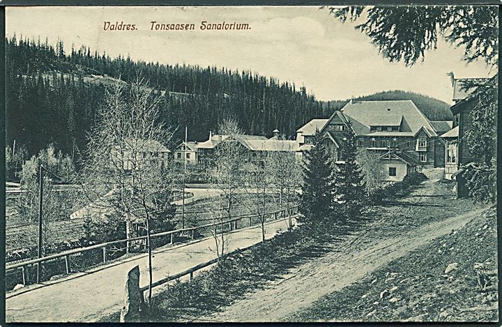 Norge, Valdres, Tonsaasen Sanatorium. Aune Valdres nr. 57.