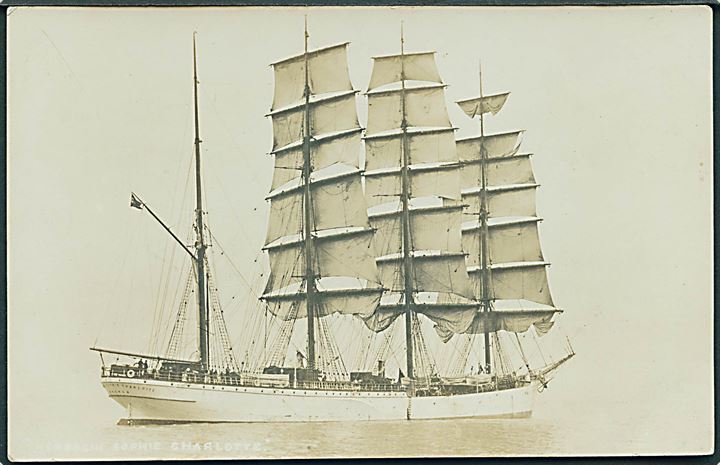 Herzogin Sophie Charlotte, tysk 4-mastet bark. Norddeutsche Lloyd. R. Jackson u/no.