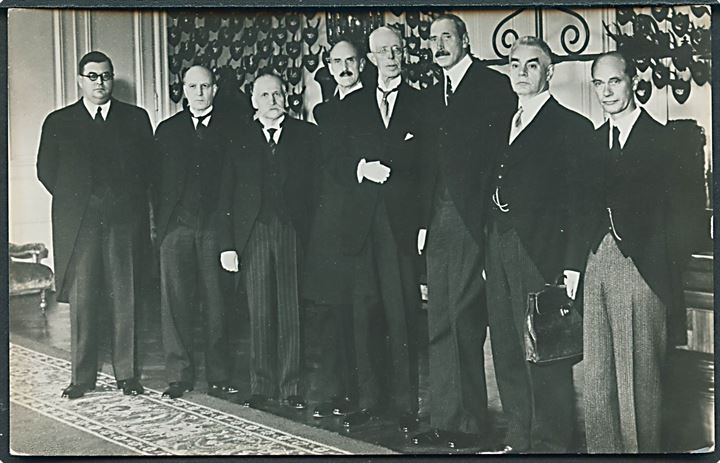 De nordiske statsoverhoveder i Stockholm 18.-19. okt. 1939. A. Eliasson no. 257. Kvalitet 8