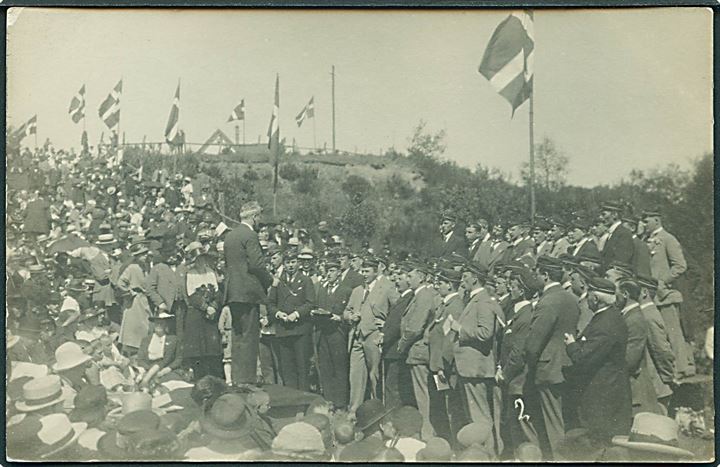 Genforening. Sangerfest i Flensburg 1921. A. Juul no. 3016 Br. Kvalitet 7