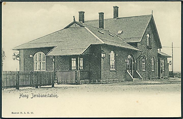 Høng Jernbanestation. H. A. E. no. 15. Kvalitet 8