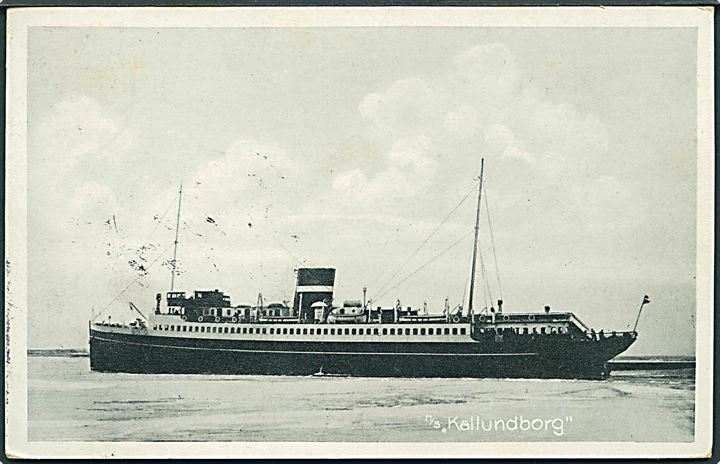 “Kalundborg”, M/S, DSB færge. Stenders Kalundborg no. 89. Kvalitet 7