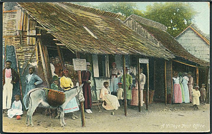 Jamaica, a village Post Office. Jas. Johnston no. 4144. Kvalitet 7
