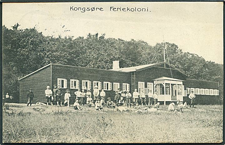 Kongsøre, Frederiksberg kommunes feriekoloni bygget 1904. Fotograf Bay no. 6644. Kvalitet 8
