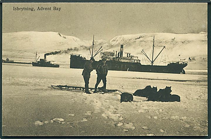 Svalbard. Advent Bay, isbrydning. T. Høegh no. 10. Kvalitet 9
