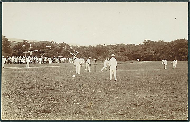 D.V.I., foto. Cricket kamp. Fotokort u/no. Kvalitet 8
