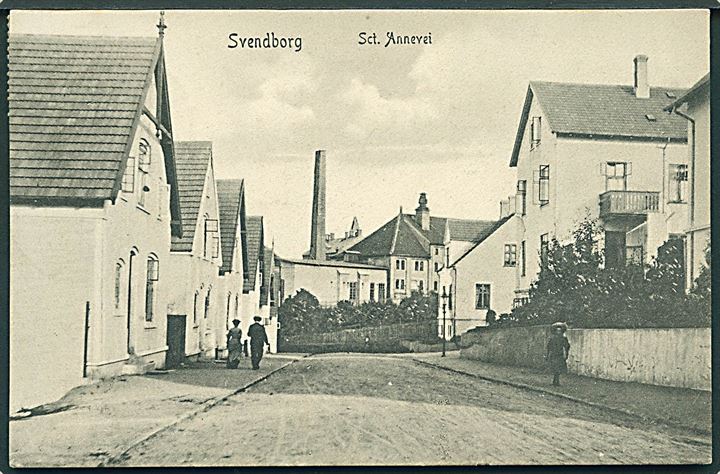 Svendborg, Sct. Annevej. P. Alstrup no. 3406. Kvalitet 8
