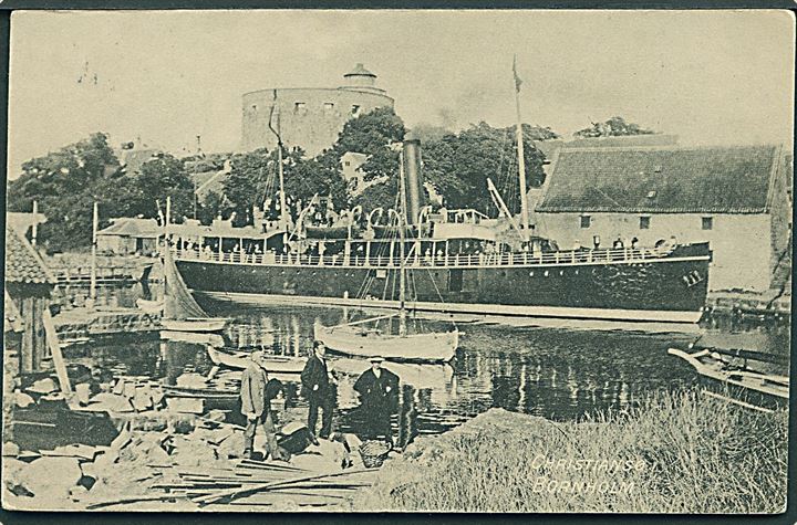 “Ørnen”, S/S, Dampskibsselskabet på Bornholm af 1866 på Christiansø. F. Sørensen no. 210B. Kvalitet 7