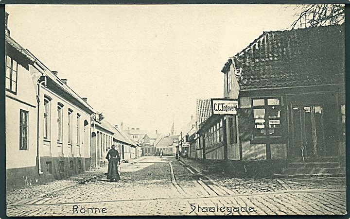 Rønne, Staalegade. F. Sørensen no. 18. Kvalitet 8