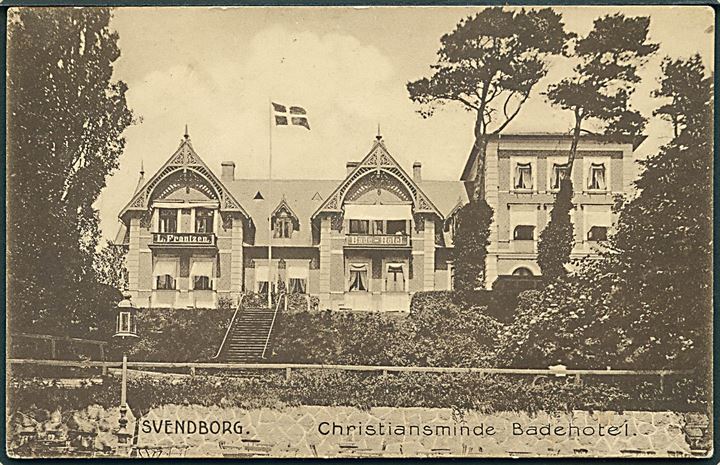 Svendborg. Christiansminde Badehotel. Stenders no. 3702. 