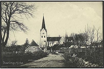Svanninge Kirke. Stenders no. 7480.