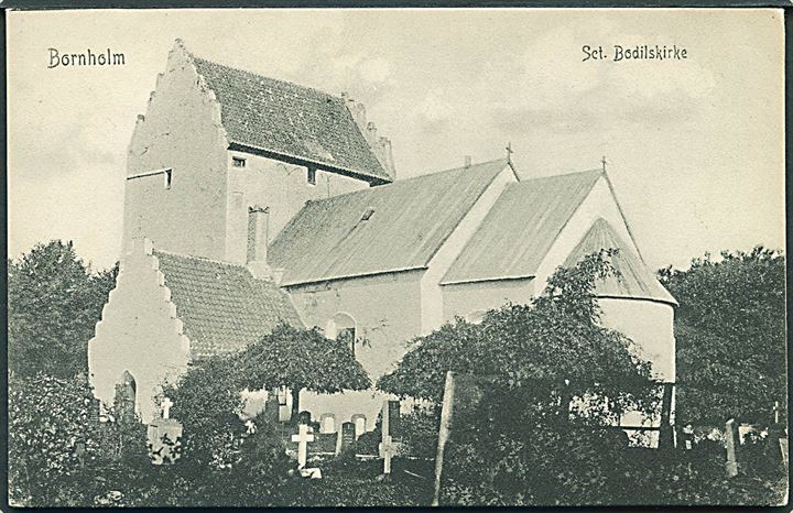 Bornholm. Sct. Bodilskirke, Nexø. H. P. Jacobsen no. 811. 