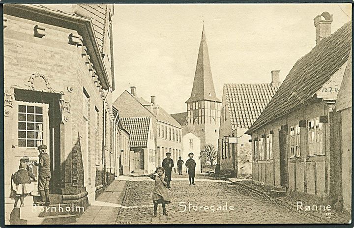 Bornholm. Storegade, Rønne. Ad. Møller no. ?39. 