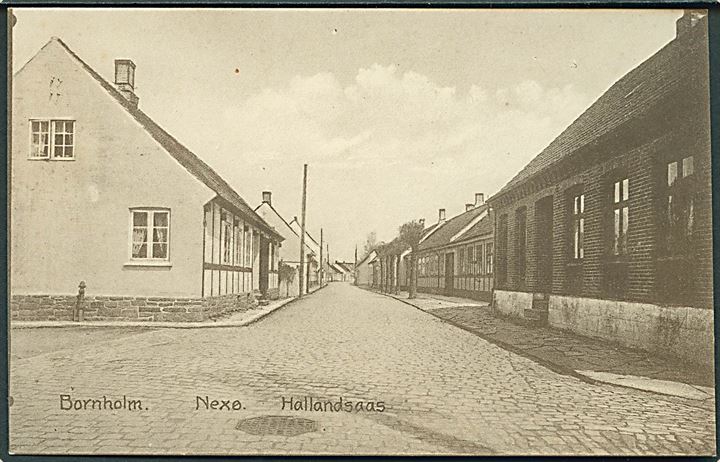 Bornholm. Nexø Hallandsaas. Peter Alstrups no. 3570. 