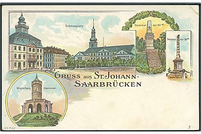 Tyskland. Gruss aus St. Johann Saarbrücken. No. 1122. 