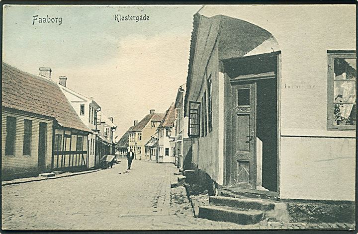 Faaborg, Klostergade. Peter Alstrups no. 3887. 
