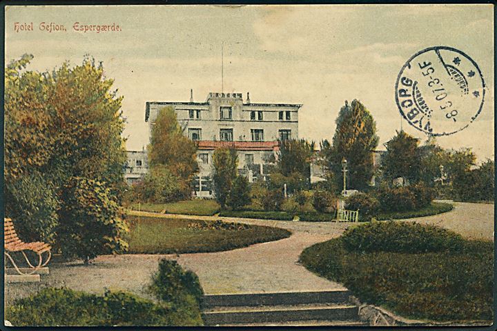 Espergærde, Hotel Gefion. K. no. 8061. 