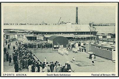 Festival of Britain 1951. Sports Arena. South Bank Exhibition. Uden adresselinier. U/no. 