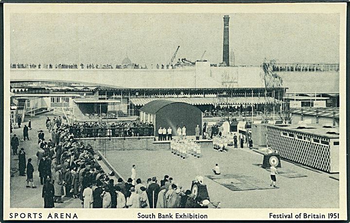Festival of Britain 1951. Sports Arena. South Bank Exhibition. Uden adresselinier. U/no. 