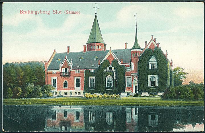 Brattingsborg Slot (Samsø). Alex Vincents no. 185. 