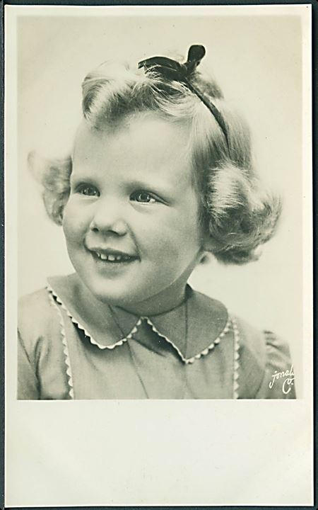 Prinsesse Margrethe som barn. Fotokort u/no. 