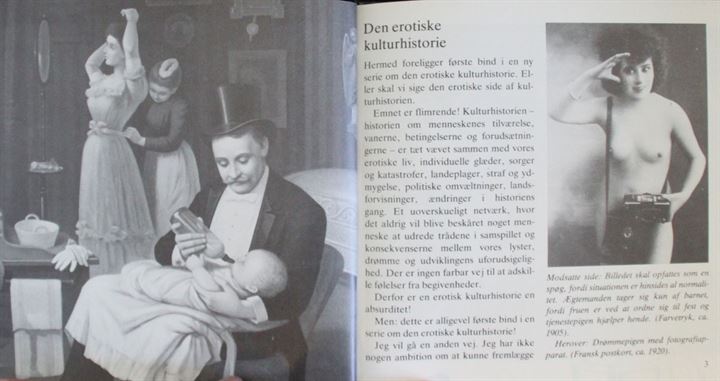 Franske Postkort 1925-1935. Den erotiske kulturhistorie 1 af Erik Nørgaard. Holkenfeldts Forlag 64 sider.