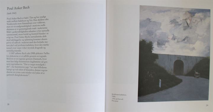 Jernbanebilleder. Katalog udgivet i forbindelse med udstillingen Jernbanebilleder på Vejle Kunstmuseum 1994. 54 sider.