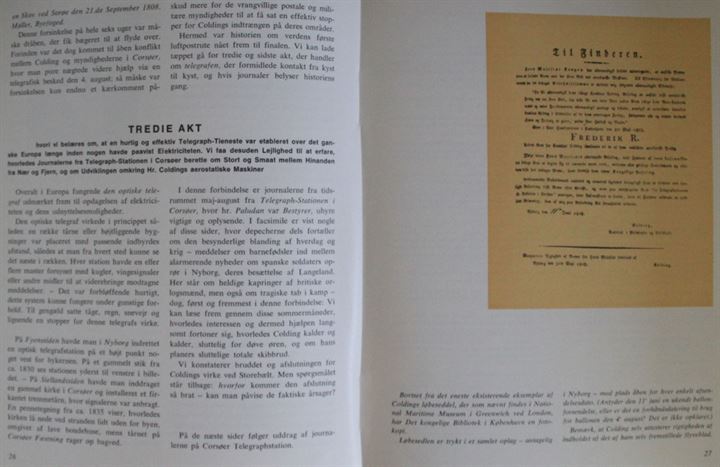 Det lå i luften af Ib Eichner-Larsen & Holger Philipsen. Historien om Danmarks tidlige luftpost. 64 sider. Fold i omslag.
