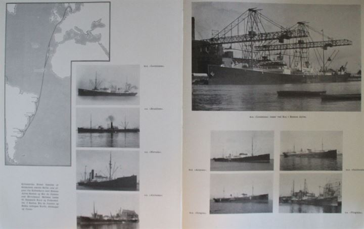 Det forenede Dampskibs-Selskab 1866-1941. 44 sider illustreret jubilæumsskrift. 