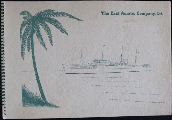 ØK reklame hæfte med billeder af skibe og destinationer på ruterne til Østasien. Udgivet 1939.